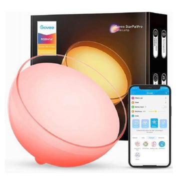 Govee Table Lamp Portable Rechargeable LED Lamp with RGBWW Effect Works with Alexa & Google Assistant, Night Light for Bedroom, Living Room, Gaming, Decor - Imported from UK